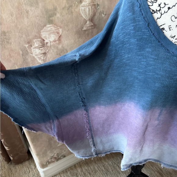 FREE PEOPLE WE THE FREE AFTER MIDNIGHT RAGGED TOP MEDIUM - Picture 6 of 6